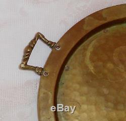 Antique Judaica Nyc Lower East Side Hand Planished Hammered Tea Set Coffee Pot