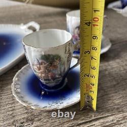 ANTIQUE ROYAL BAVARIAN PMB Set Tray COFFEE / TEA POT and Cups