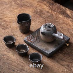 A Set Old Ceramic Gongfu Tea Cup Tea Tray Teapot Set Tea Art Collection Gifts