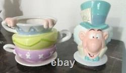 Alice in Wonderland Tea Pot Canister Set of 4-Rare