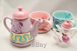Alice in wonderland Tea Pot Mug Cup Milk Pot 4 Item Set Tokyo Disney Resort LTD
