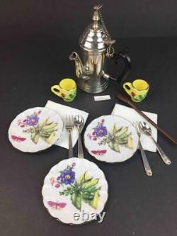 American Girl Felicity Chocolate Tea Pot Set3 PlatesPleasant Company Retired