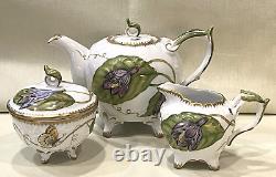 Anna Weatherley Tea Set Tea Pot + Sugar Bowl + Creamer