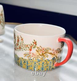 Anthropologie Paige Gemmel Eastern Animal Kitchen Tea Pot Set Mug Sugar & Spoon