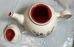 Anthropologie Tea Set MOLLY HATCH Teapot Creamer Sugar Spoon Floral