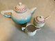 Anthropologie Teapot Creamer And Sugar Bowl Set With Spoon Nwt