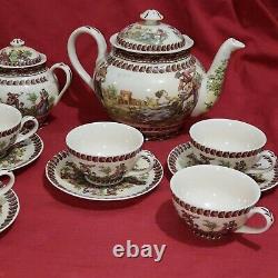 Antiche Riproduzioni Antique Reproduction Teapot Set 18 pcs Victorian Style