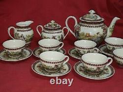 Antiche Riproduzioni Antique Reproduction Teapot Set 18 pcs Victorian Style