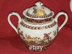 Antiche Riproduzioni Antique Reproduction Teapot Set 18 pcs Victorian Style