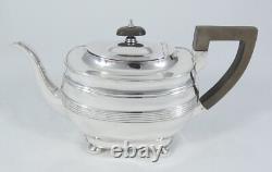 Antique Art Deco 1923 Sterling Silver Georgian Style 800ml Teapot Tea Pot Set HB