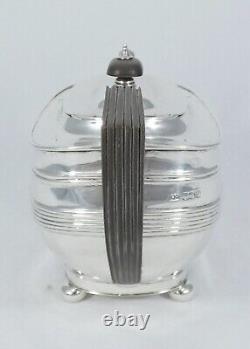 Antique Art Deco 1923 Sterling Silver Georgian Style 800ml Teapot Tea Pot Set HB