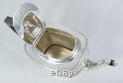 Antique Art Deco 1923 Sterling Silver Georgian Style 800ml Teapot Tea Pot Set HB