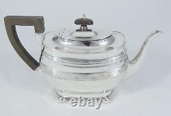 Antique Art Deco 1923 Sterling Silver Georgian Style 800ml Teapot Tea Pot Set HB
