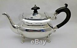 Antique Batchelor Solid Silver 3 Piece Tea Set Teapot Sugar & Cream B'Ham 1917