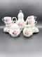 Antique Chinese Fine Porcelain Pearlescent Complete 17-piece Tea Set