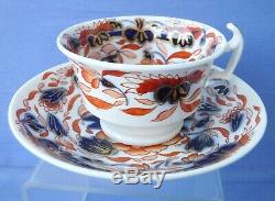 Antique Coalport Japan Imari Tea Set, with Teapot c. 1810