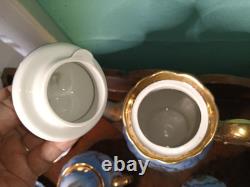 Antique Cottage Core Mayer Wiesau Bavaria 24K Gold Gilt Tea Set Child Demitasse