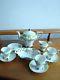 Antique German Child's Tea Set Teapot Cups Saucers