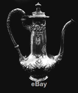 Antique Gorham Buttercup Sterling Silver Tea Pot for Demitasse Tea Set