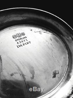 Antique Gorham Buttercup Sterling Silver Tea Pot for Demitasse Tea Set