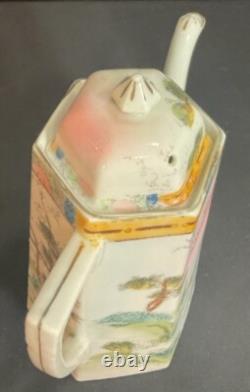 Antique Japanese Kutani Porcelain Tea Set