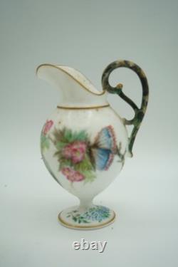 Antique Japanese Porcelain Tea Set with Sugar Bowl, Creamer and Pot