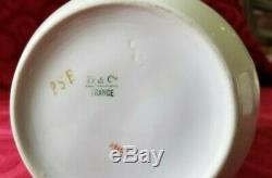 Antique Limoges Delinieres France D & C Porcelain Chocolate Pot, Coffee Pot Tea