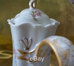 Antique Limoges Havaland & Co Chocolate Pot, Coffee Pot, Teapot Gild