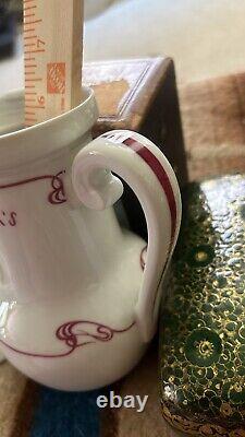 Antique Maxim's Souvenir Coffee Tea Pot Haviland Limoges France Art Nouveau Mint