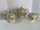 Antique Morimura Nippon Gold Moriage Rose Floral Tea Pot Set Sugar Bowl Creamer
