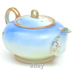 Antique NAGOYA SHOFU NIPPON Japan Tea Set Pot Creamer Cups Saucer FLYING SWANS