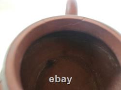 Antique Pewter Clad Yixing 4 Pc. Tea Set, YEE DZU Mark, Circa 1900