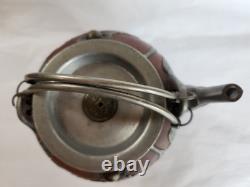 Antique Pewter Clad Yixing 4 Pc. Tea Set, YEE DZU Mark, Circa 1900