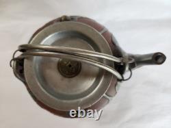 Antique Pewter Clad Yixing 4 Pc. Tea Set, YEE DZU Mark, Circa 1900