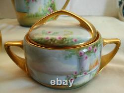 Antique Pickard Chicago IL Tea / Coffee Set Hand Painted By Gasper 1910-1918