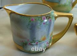 Antique Pickard Chicago IL Tea / Coffee Set Hand Painted By Gasper 1910-1918