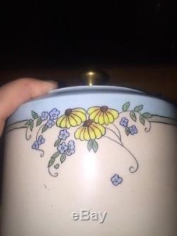 Antique Porcelain Gold Trim Hand Painted Teapot 1920's