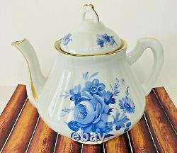 Antique Porcelaine De France Tea Pot Coffee Pot and Creamer Set of 3