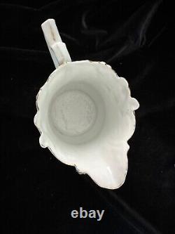 Antique RS Prussia Tea Set Pansies Teapot Sugar Bowl Creamer Tray Folded Poppy