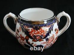 Antique Royal Crown Derby King Imari 19th C. TEAPOT SUGAR BOWL CREAMER TRAY SET