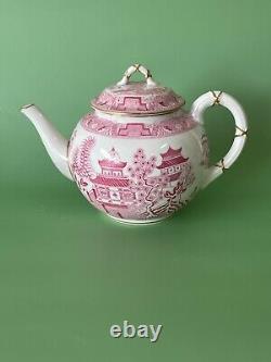 Antique Royal Worcester Willow Pattern Tea Dejeuner Service Set