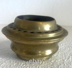 Antique S. STERNAU SS & Co. Brass Tilting Tea Pot with Stand & Burner Pat 1892