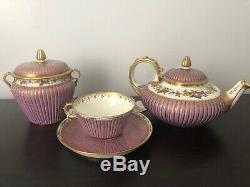 Antique Sevres Teapot Set Cabaret Forme Peyre A Gaudrons 1845-48