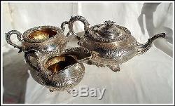 Antique Silverplate tea set late 19th century, Sheffield, England