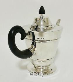 Antique Solid Sterling Silver Bachelors Tea Set Teapot Milk Jug Sugar Bowl 1908