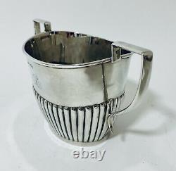 Antique Solid Sterling Silver Tea Set Service Teapot Sugar Bowl Milk Jug 1905