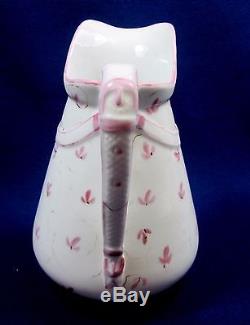 Antique Victorian BSM Schwalb Brothers Handpainted Pink & Gilt 3PC Tea Pot Set
