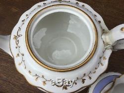 Antique Victorian RIDGWAY Bone China Tea Set DORSET Shape c1850 Teapot Cups
