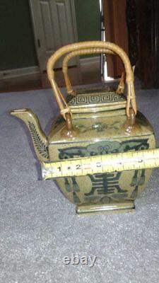 Antique Vintage Teapot Chinese Tea Pot and Cups Tea Set