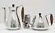 Anton Michelsen Danish Sterling Silver Mid-century Modern Tea & Coffee Pot Set